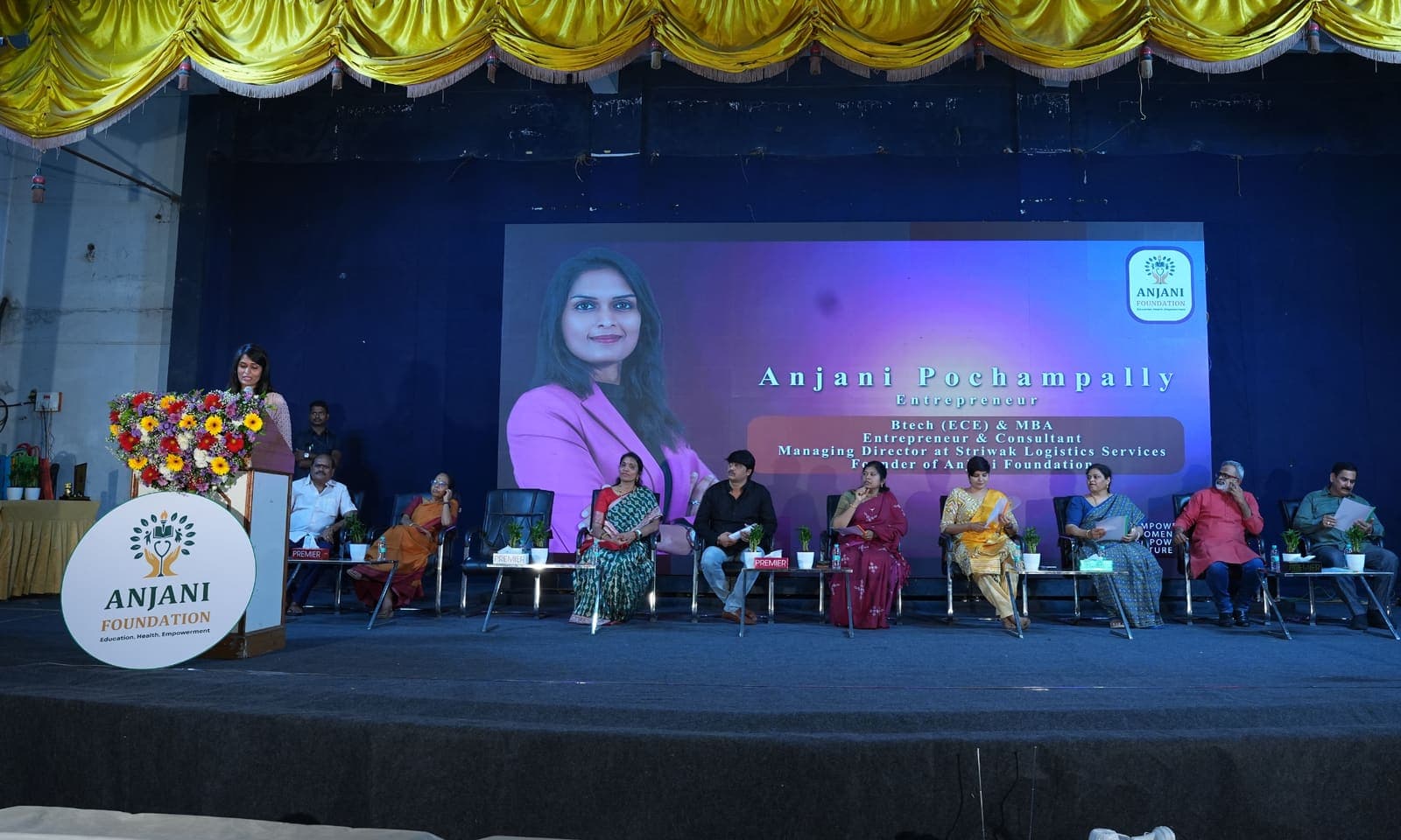Session at a school hall